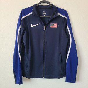 NEW Nike Womens Pro Elite Sponsered 2019 Track & Field USA Olympic Jacket